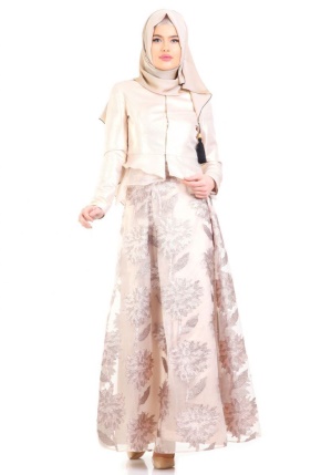 kebaya gaun modern untuk muslimah