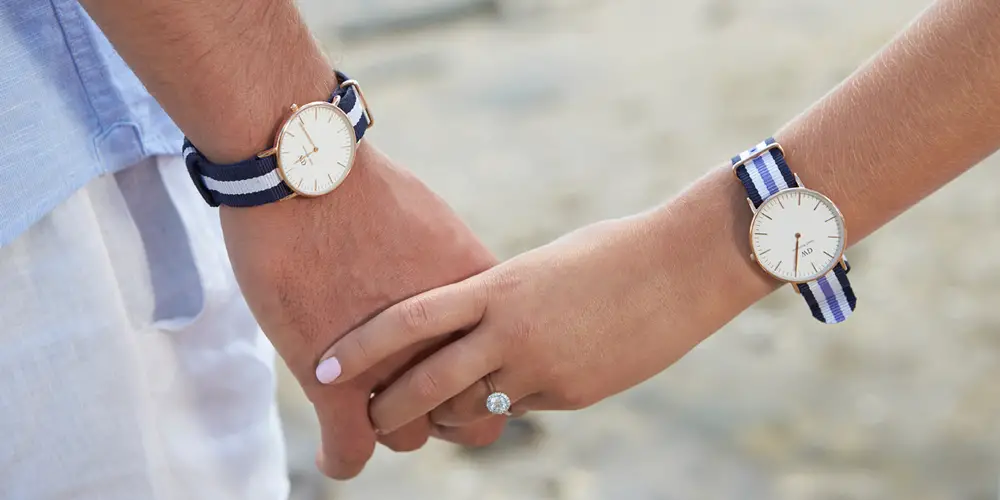 jam tangan couple daniel wellington