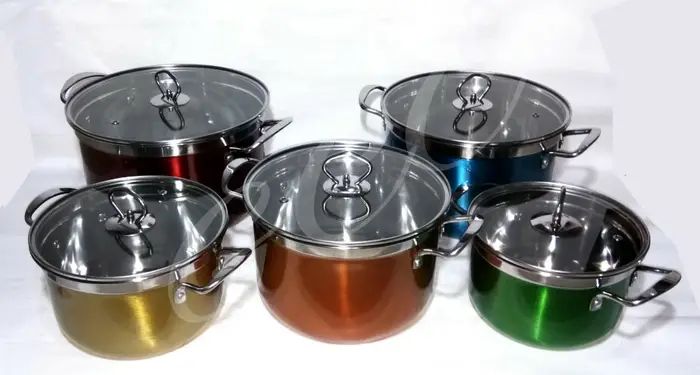Leoshop 888 Panci Set Stainless Steel Cookware Set
