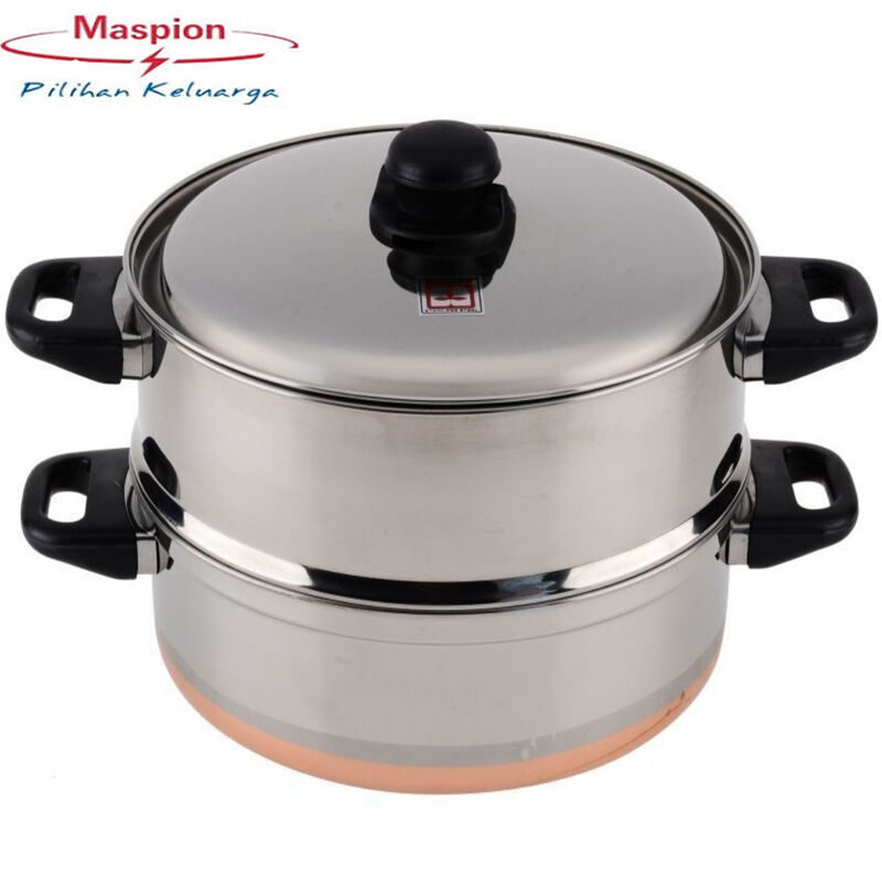 Maspion Panci SSL 01 Orozetz 28 cm Stainless Steel Silver