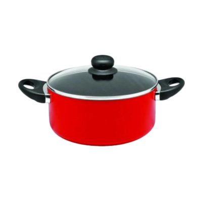 Maxim Valentino Dutch Oven Teflon 20 cm Tutup Kaca