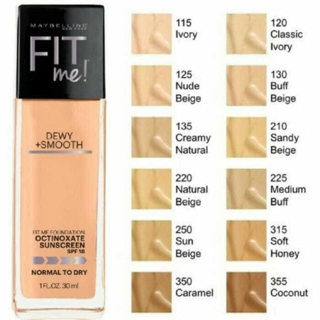 Maybelline Fit Me! Foundation Dewy + Smooth