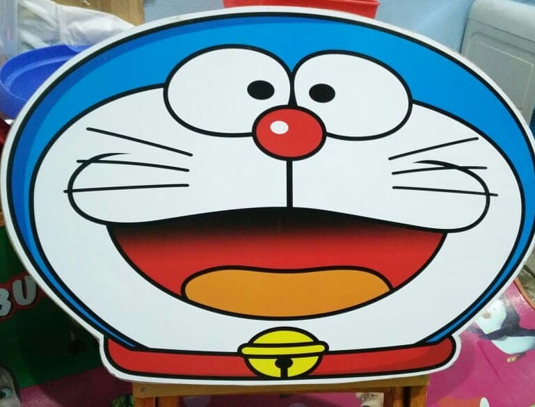 Meja Belajar Kepala Karakter Doraemon