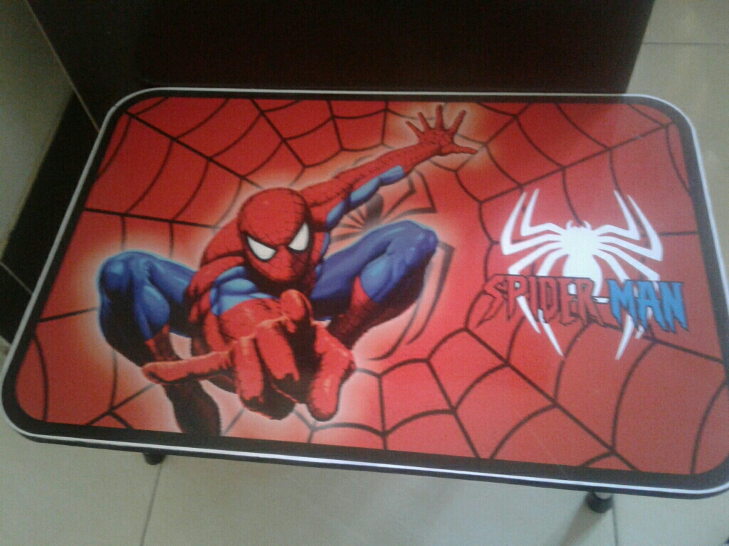 Meja Lipat Anak Karakter Lucu Spider Man